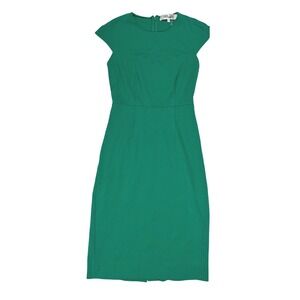 Diane Von Furstenberg‎ DVF Hadlie Sheath Dress Green size 2